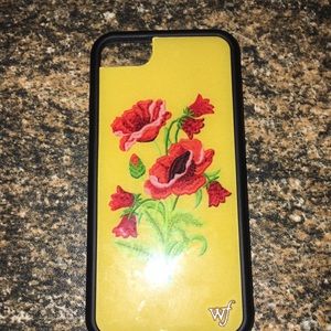 Wildflower iPhone 6, 7, 8 yellow floral print